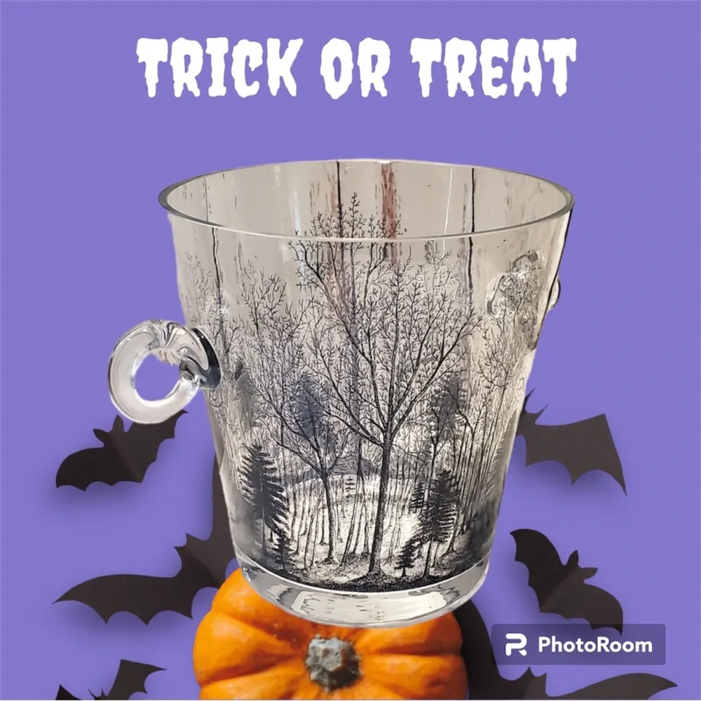 NEW John Derian Spooky Cold As Ice Halloween Ice Bucket OOS Highly Colle… - Picture 1 of 4